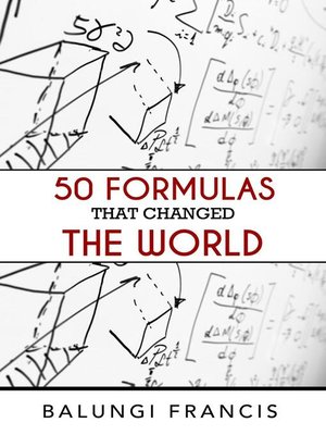 cover image of Fifty Formulas that Changed the World
